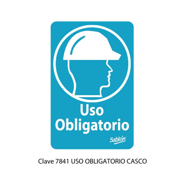 SENAL DE USO OBLIGATORIO DE CASCO 7841